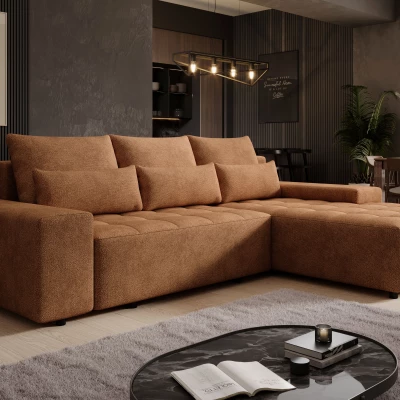 Elegantní sedací souprava EDITA - oranžová