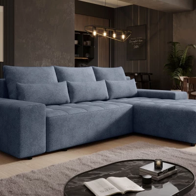 Elegantní sedací souprava EDITA - modrá