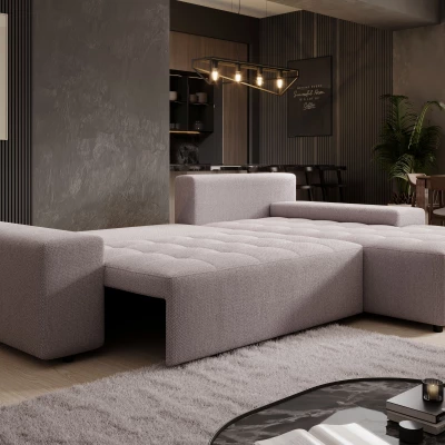 Elegantní sedací souprava EDITA - světle růžová