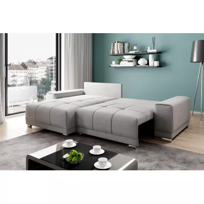 Sedací souprava s úložným prostorem VELIKA - světle modrá