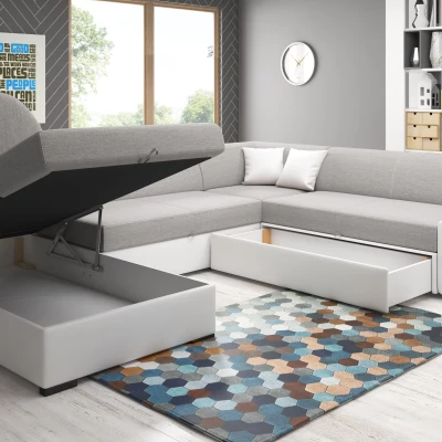 Sedací souprava do U VALTRUDA - hnědá