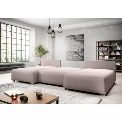 Sedací souprava do U ROSIANA - pudrově růžová