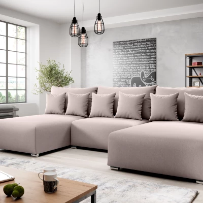 Sedací souprava do U ROSIANA - pudrově růžová