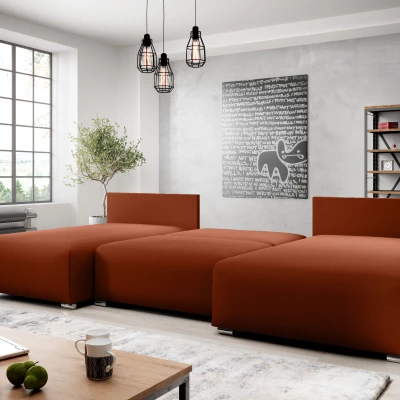 Sedací souprava do U ROSIANA - oranžová