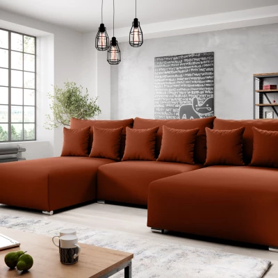 Sedací souprava do U ROSIANA - oranžová