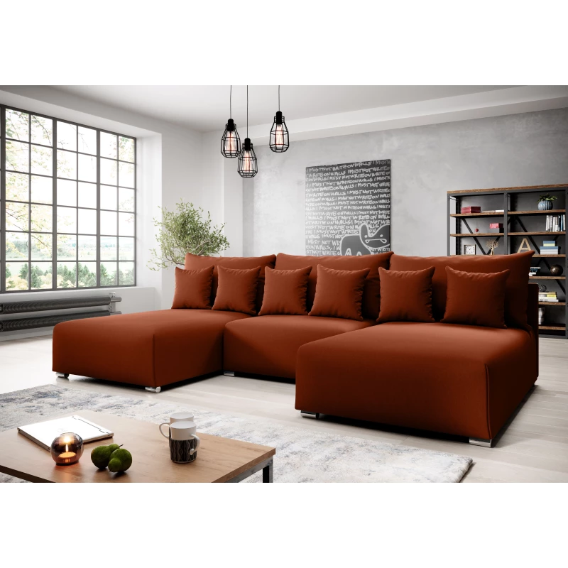 Sedací souprava do U ROSIANA - oranžová