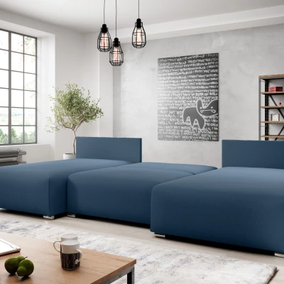 Sedací souprava do U ROSIANA - modrá