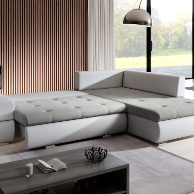 Rozkládací sedací souprava KLAVDIA - černá / žlutá