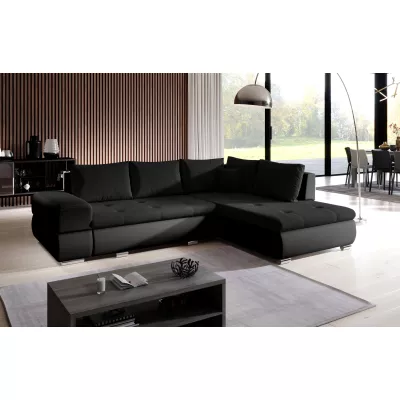 Rozkládací sedací souprava KLAVDIA - černá