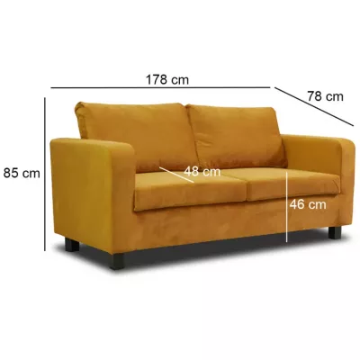 Sedací souprava 3+2+1 CRISTALINA - zelená