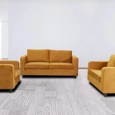 Sedací souprava 3+2+1 CRISTALINA - žlutá