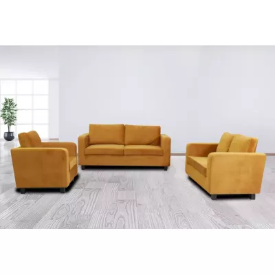 Sedací souprava 3+2+1 CRISTALINA - žlutá