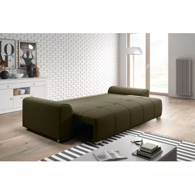 Trojmístná rozkládací pohovka RANDA - khaki