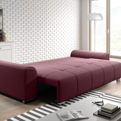 Trojmístná rozkládací pohovka RANDA - růžová