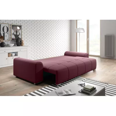 Trojmístná rozkládací pohovka RANDA - růžová