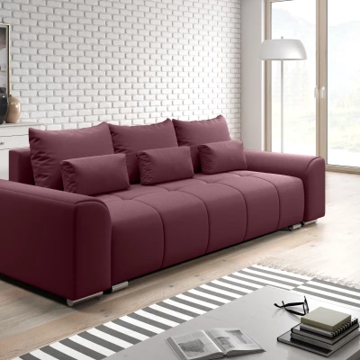 Trojmístná rozkládací pohovka RANDA - růžová