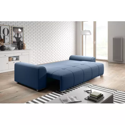 Trojmístná rozkládací pohovka RANDA - modrá