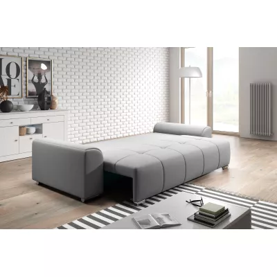 Trojmístná rozkládací pohovka RANDA - světle šedá