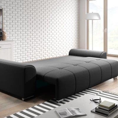 Trojmístná rozkládací pohovka RANDA - tmavě šedá