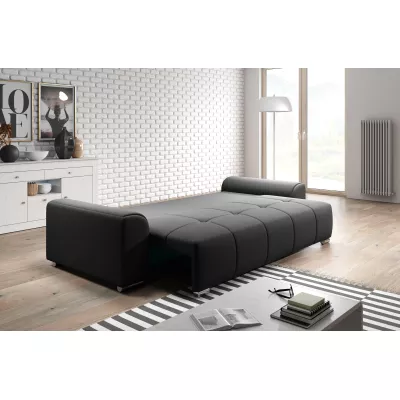 Trojmístná rozkládací pohovka RANDA - tmavě šedá