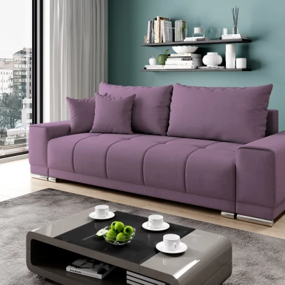 Třímístná pohovka VELIKA - fialová