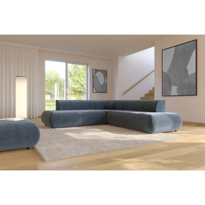 Rozkládací sedačka s úložným prostorem SURREY 2 - modrá