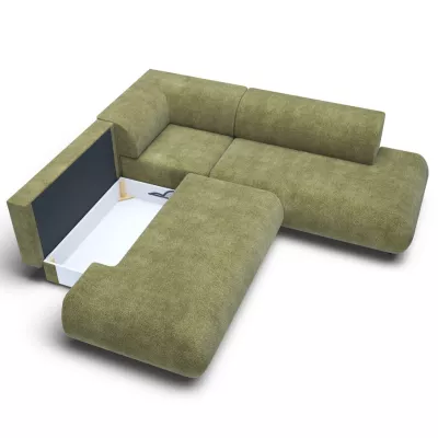 Rozkládací sedačka s úložným prostorem SURREY 2 - khaki