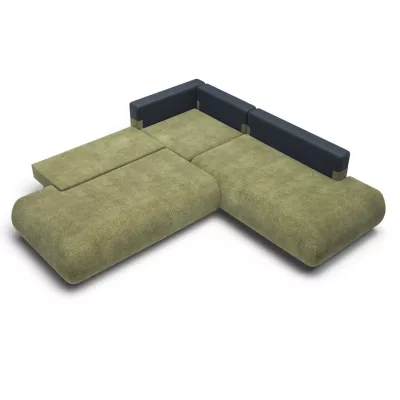 Rozkládací sedačka s úložným prostorem SURREY 2 - khaki