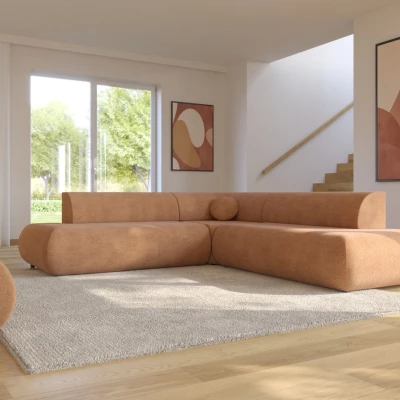 Rozkládací sedačka s úložným prostorem SURREY 2 - světlá hnědá