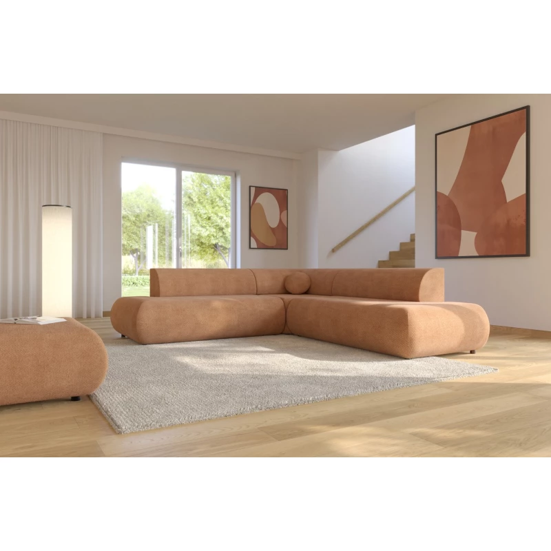 Rozkládací sedačka s úložným prostorem SURREY 2 - světlá hnědá