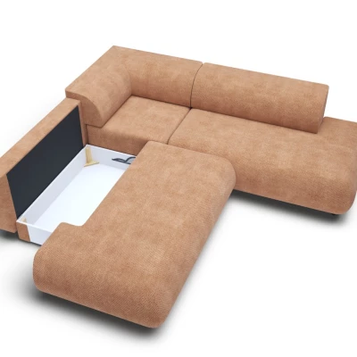 Rozkládací sedačka s úložným prostorem SURREY 2 - světlá hnědá