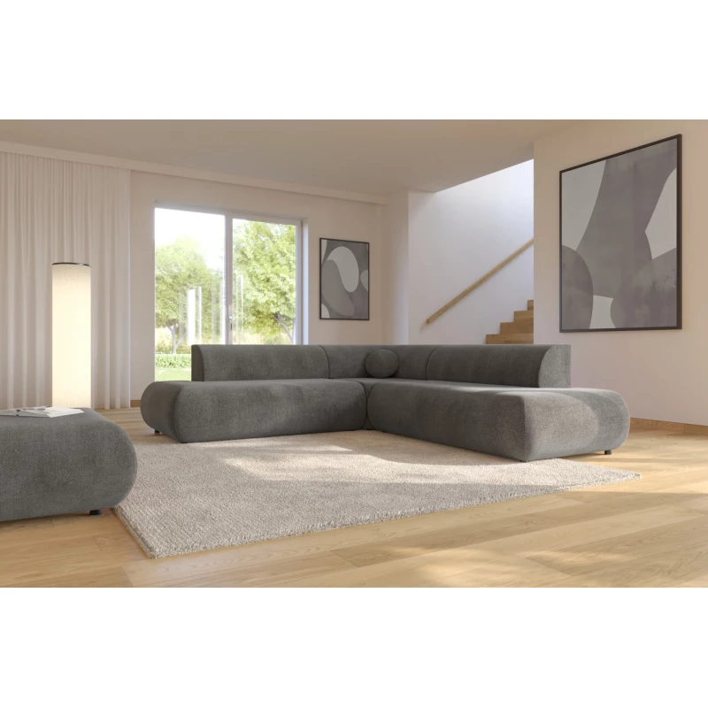 Rozkládací sedačka s úložným prostorem SURREY 2 - tmavá šedá