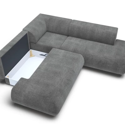 Rozkládací sedačka s úložným prostorem SURREY 2 - tmavá šedá