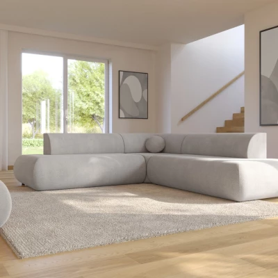 Rozkládací sedačka s úložným prostorem SURREY 2 - světlá šedá