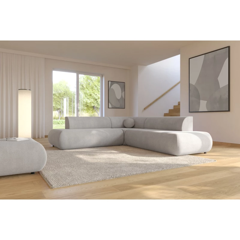 Rozkládací sedačka s úložným prostorem SURREY 2 - světlá šedá