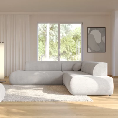 Rozkládací sedačka s úložným prostorem SURREY 2 - světlá šedá