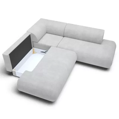 Rozkládací sedačka s úložným prostorem SURREY 2 - světlá šedá