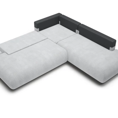 Rozkládací sedačka s úložným prostorem SURREY 2 - světlá šedá