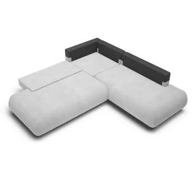 Rozkládací sedačka s úložným prostorem SURREY 2 - světlá šedá