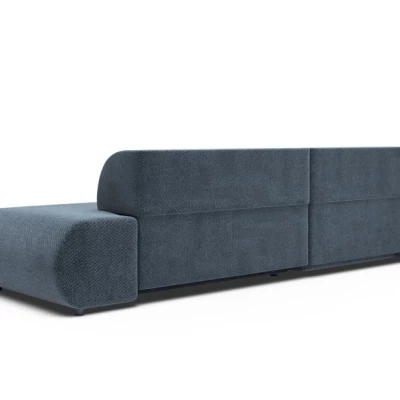 Rozkládací rohová sedačka s úložným prostorem SURREY 1 - modrá, levý roh