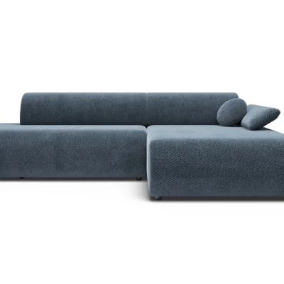 Rozkládací rohová sedačka s úložným prostorem SURREY 1 - modrá, pravý roh