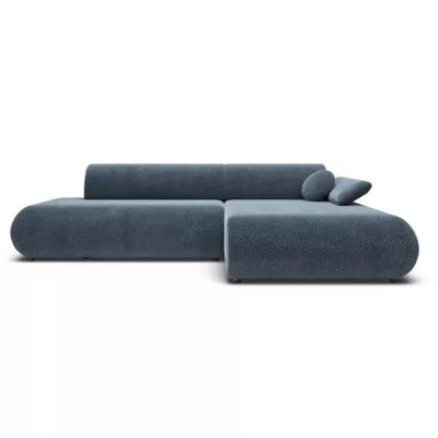 Rozkládací rohová sedačka s úložným prostorem SURREY 1 - modrá, pravý roh