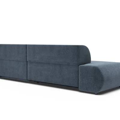 Rozkládací rohová sedačka s úložným prostorem SURREY 1 - modrá, pravý roh