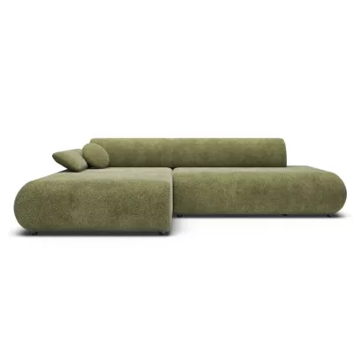 Rozkládací rohová sedačka s úložným prostorem SURREY 1 - khaki, levý roh