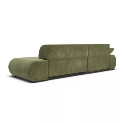 Rozkládací rohová sedačka s úložným prostorem SURREY 1 - khaki, levý roh