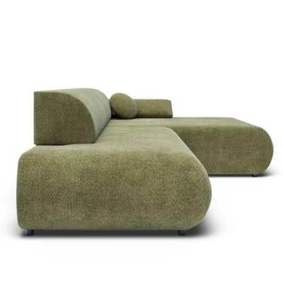 Rozkládací rohová sedačka s úložným prostorem SURREY 1 - khaki, pravý roh