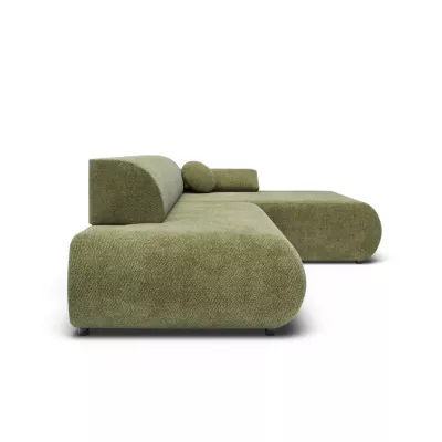 Rozkládací rohová sedačka s úložným prostorem SURREY 1 - khaki, pravý roh