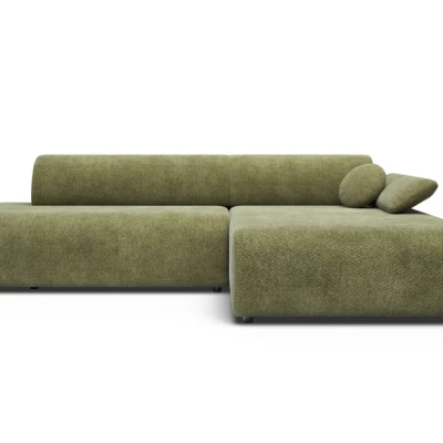 Rozkládací rohová sedačka s úložným prostorem SURREY 1 - khaki, pravý roh