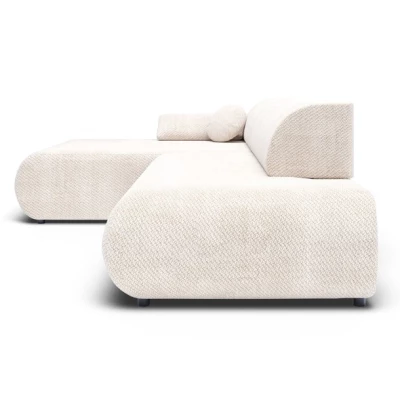 Rozkládací rohová sedačka s úložným prostorem SURREY 1 - béžová 2, levý roh