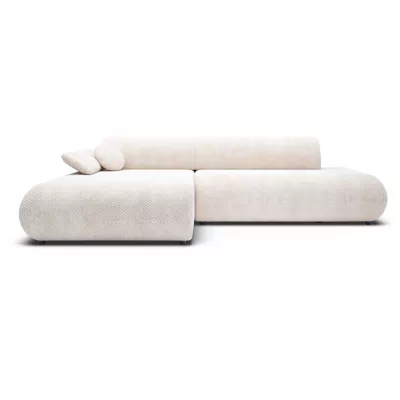 Rozkládací rohová sedačka s úložným prostorem SURREY 1 - béžová 2, levý roh